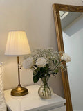 Glass Ribbed Vase