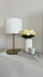 Ceramic Ribbed Vase