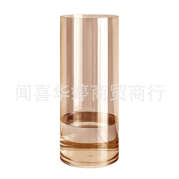 Brown Cylinder Vase