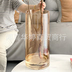 Brown Cylinder Vase